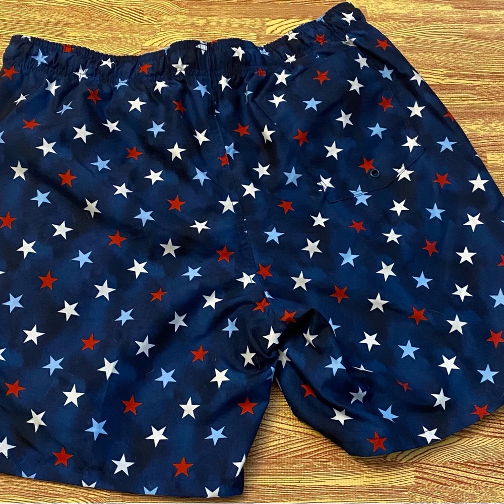 Old Navy Blue Star Pattern Swim Trunks